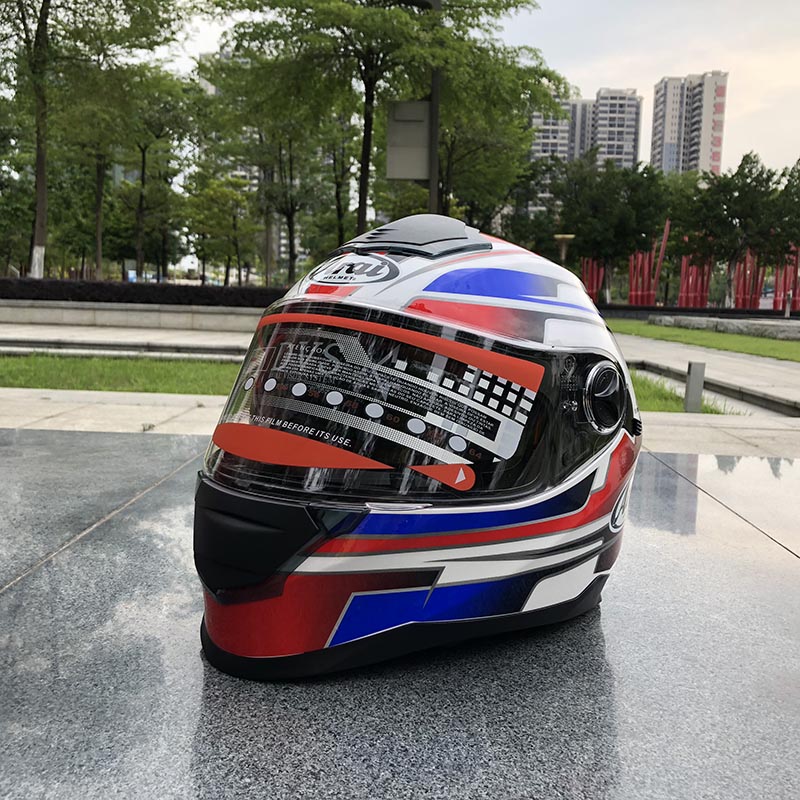 Ara I RX-7X Dani Pedrosa Dual Visors Full Face Helmet Off Road Racing Motocross Motorcykelhjälm