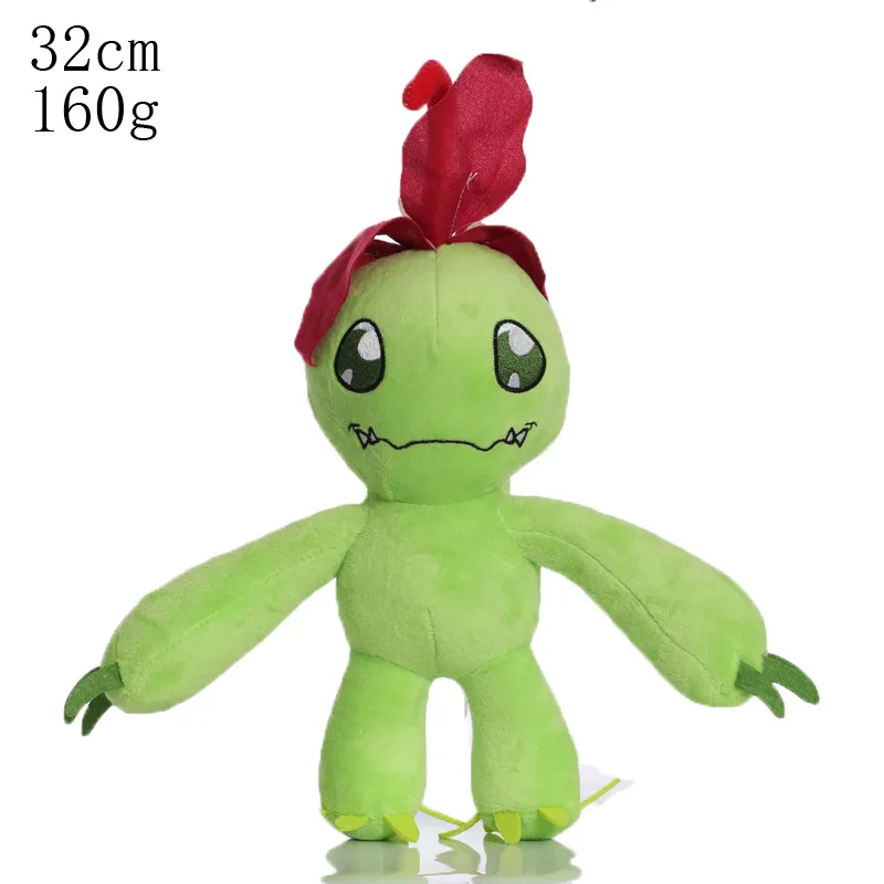 Cute cartoon digital baby doll big adventure digital animal plush toy anime gift children`s toy