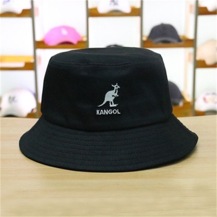 Kangol Fisherman Hat Sun Famel Tide Marka twarz Mała filtr przeciwsłoneczny oddychający stały kolor mody para Q07032279