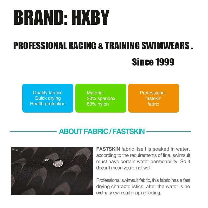 水泳服を着るNWT HXBY 986レディースガールズトレーニングコンテストレースレースプロフェッショナル水着膝スキン水着スケールフィッシュトゥポットオールサイズ新しいアクアティックスポーツ240311