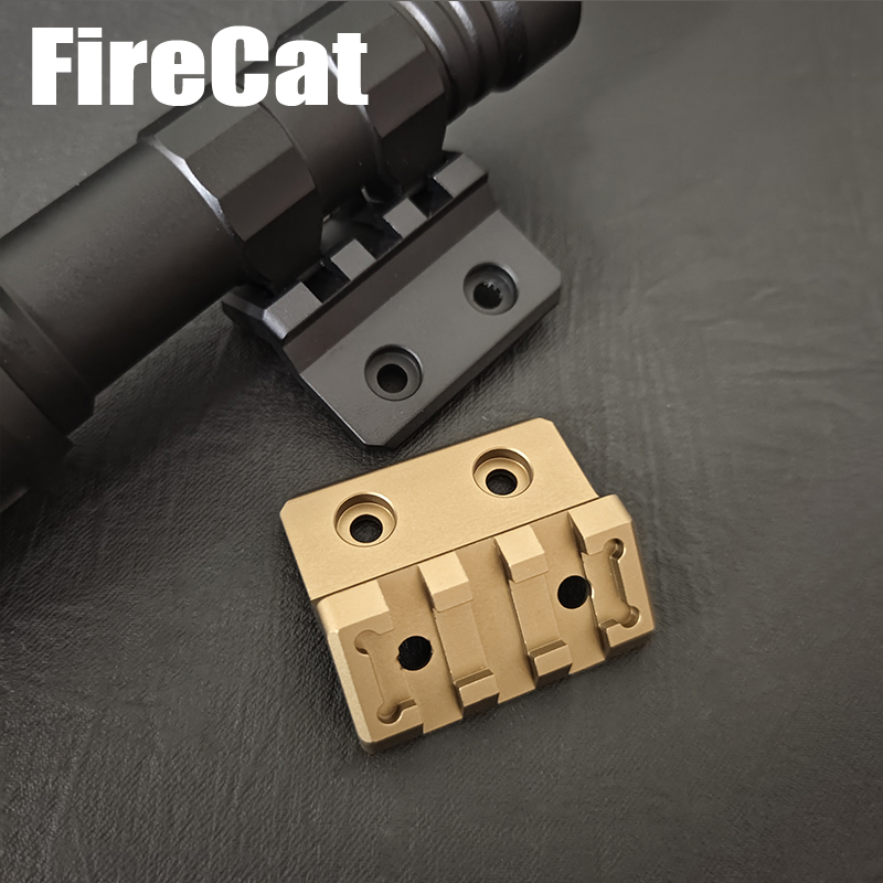 M300/M600C flashlight base metal MLOK system 45 degree oblique bracket equipment