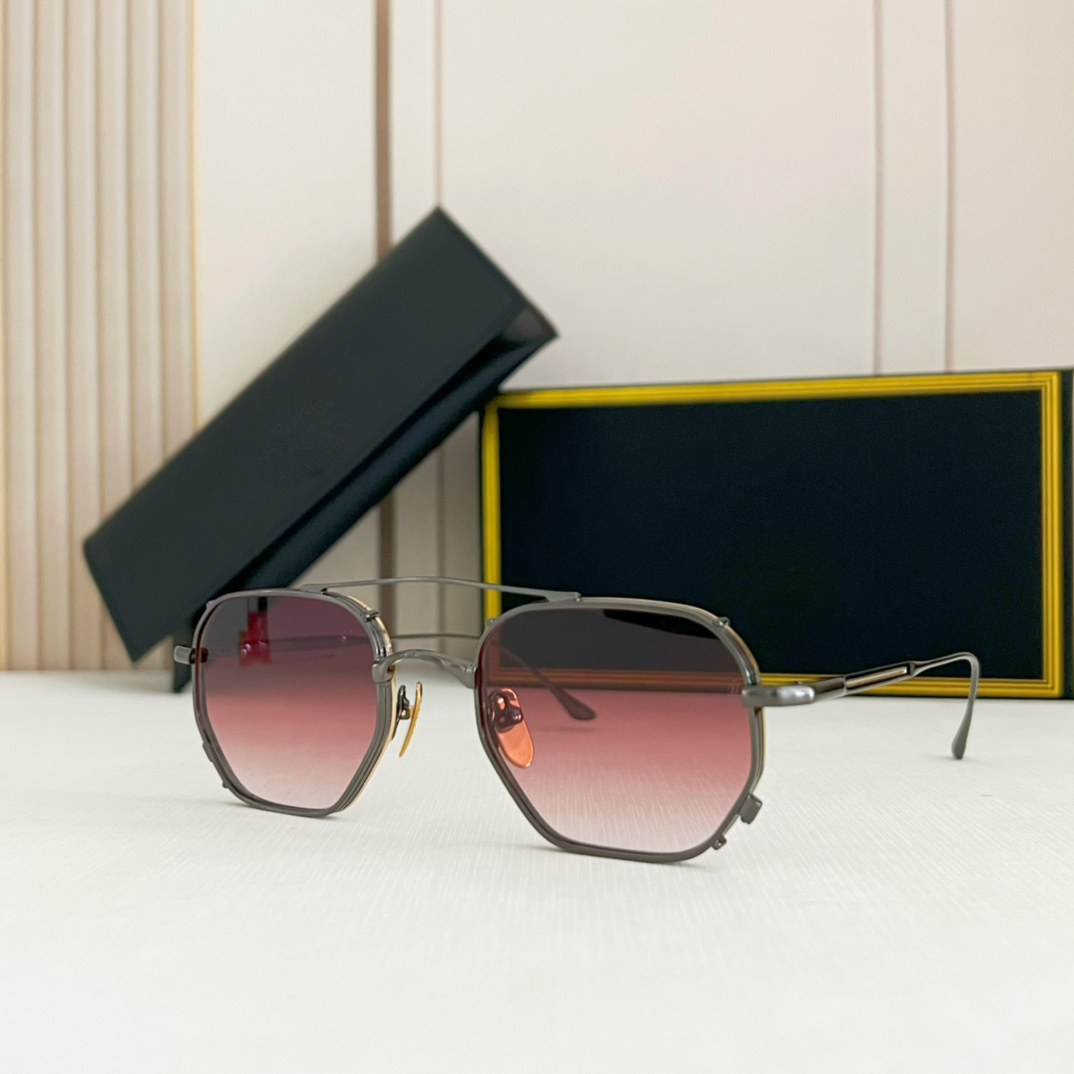 LUXE designer zonnebrillen voor mannen vrouwen metalen MARB frame beroemd merk uv400 beschermende lenzen originele zonnebril populaire outdoor OEM ODM retro brillen
