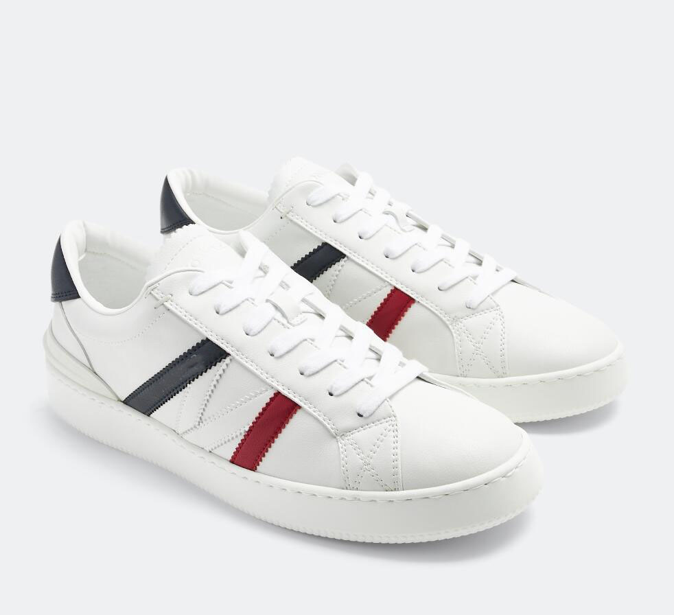 Italien 2024S/S Marke Monaco M Trainer Männer Sneakers Schuhe Gummisohle Dreifarbig M Wildleder Leder Freizeitschuhe Tägliches Skateboard Gehen EU38-46