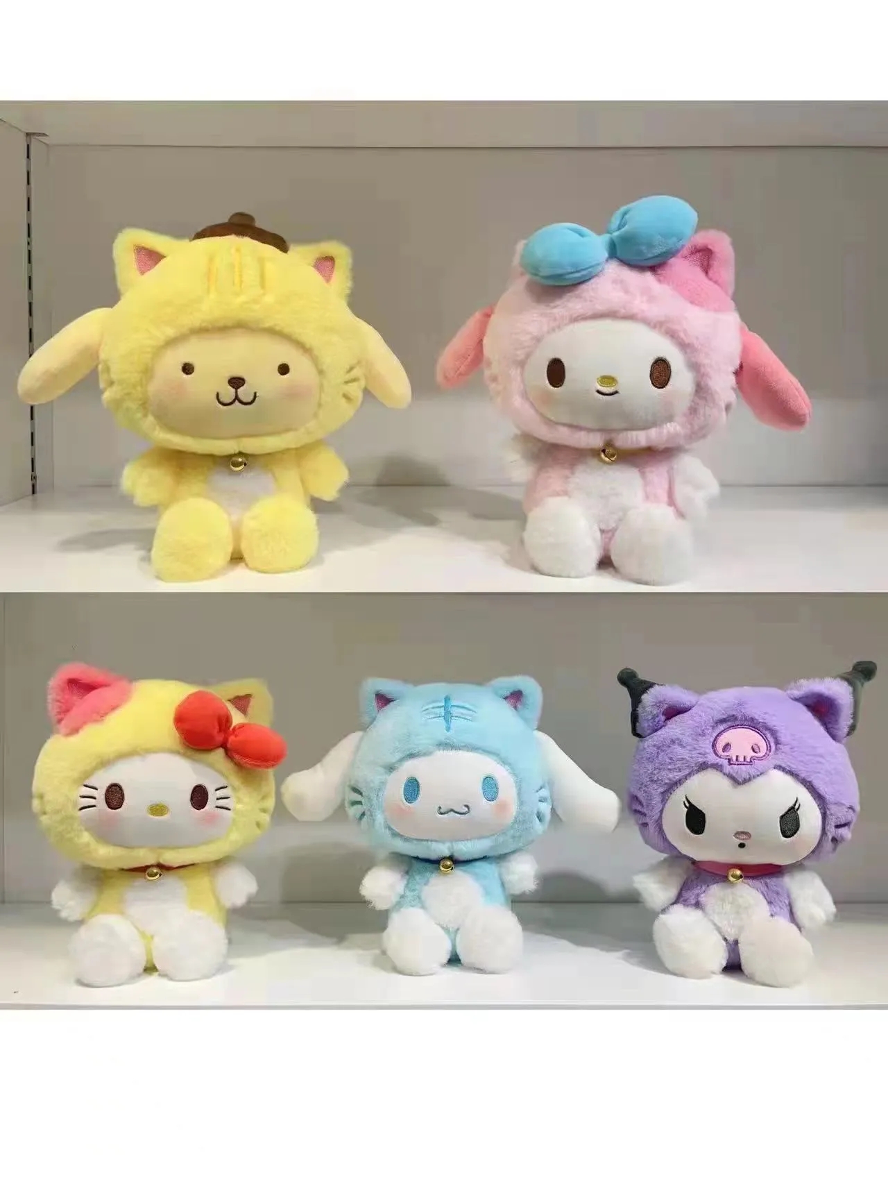 2024 Nieuwe 8-Inch Kuromi Pop Melody Knuffel Pacha Hond Grijpmachine Pop Groothandel Van Buitenlandse Handel Gifts123