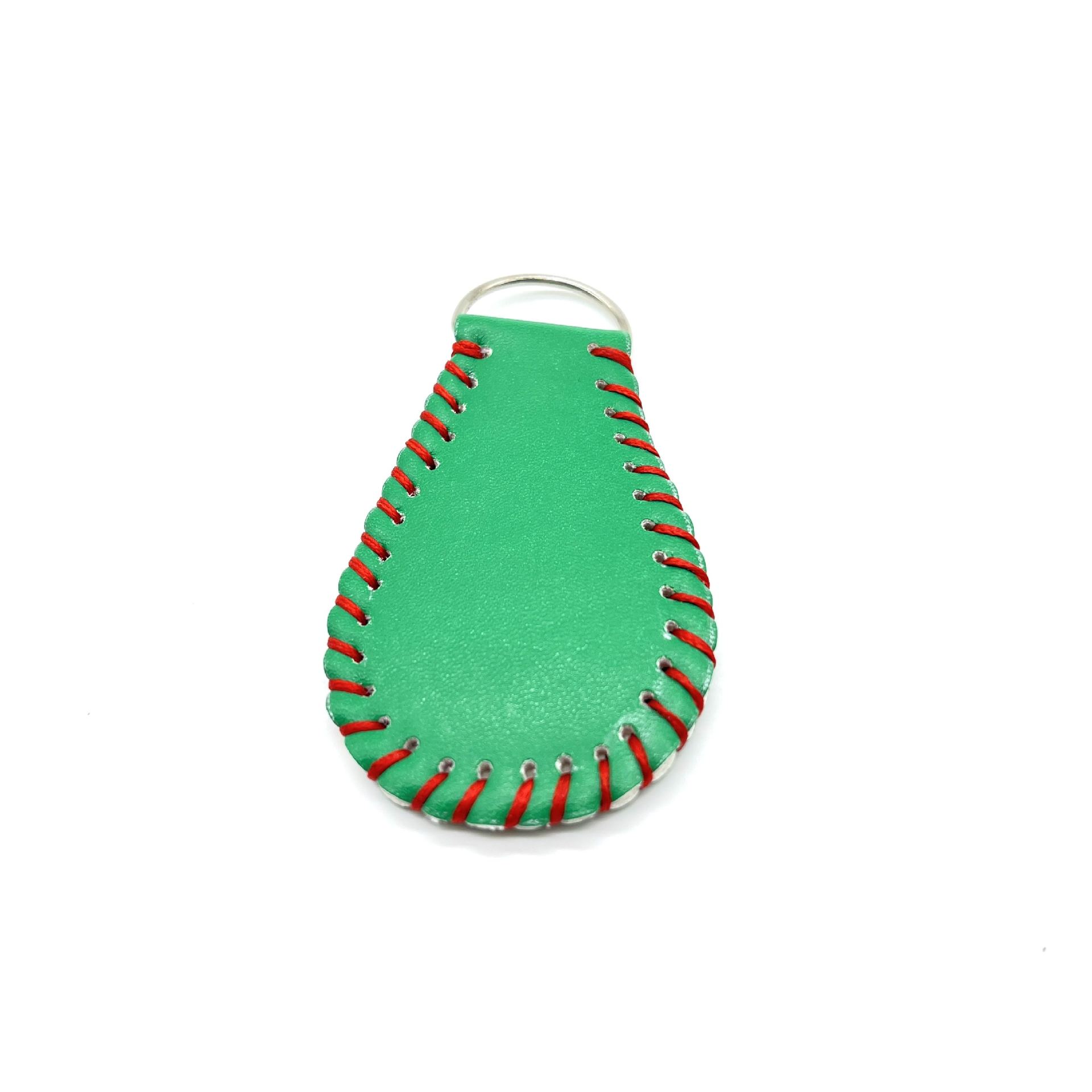 Porte-clés en cuir PU, Bracelet de perles de Baseball, pendentif de sac, décoration de poignet, porte-clés