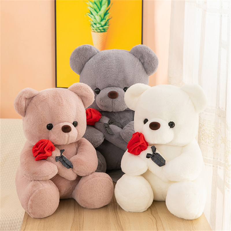 25cm Bedtime Toys Valentines Stuffed Animal Plush Love Teddy Bear Plush Doll