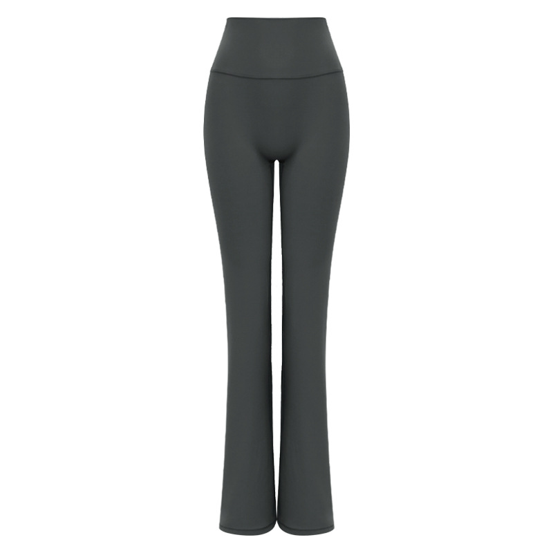 ll Womens Yoga Uitlopende Broek Zomer Dames Hoge Taille Slim Fit Buik Bell-bottom Broek Toont Benen Lange Yoga 6910