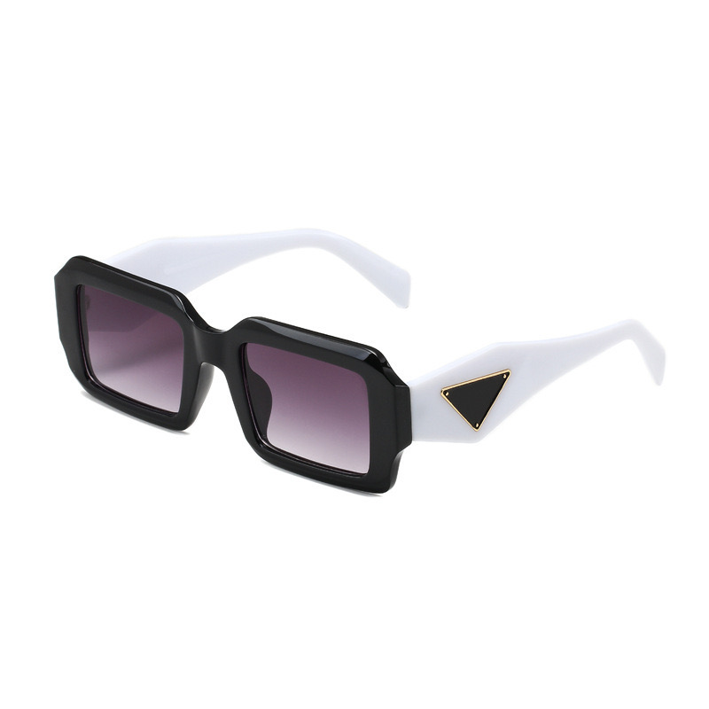 Роскошные дизайнерские солнцезащитные очки, классические очки, очки для отдыха на открытом воздухе, пляжные солнцезащитные очки для женщин, треугольная подпись, 6 цветов, zx0021
