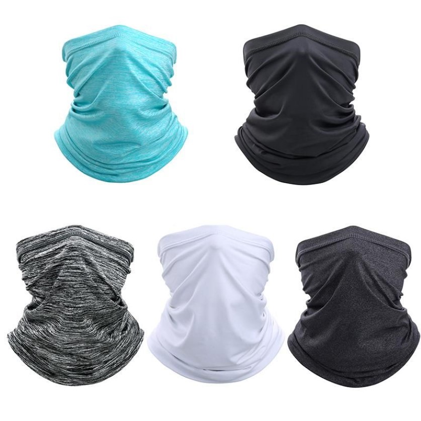 Scarves Outdoor Sport Bandana Military Tube Scarf Fishing Cycling Tactical Hiking Face Cover Neck Bike Half Mask Headband Men Wome2030