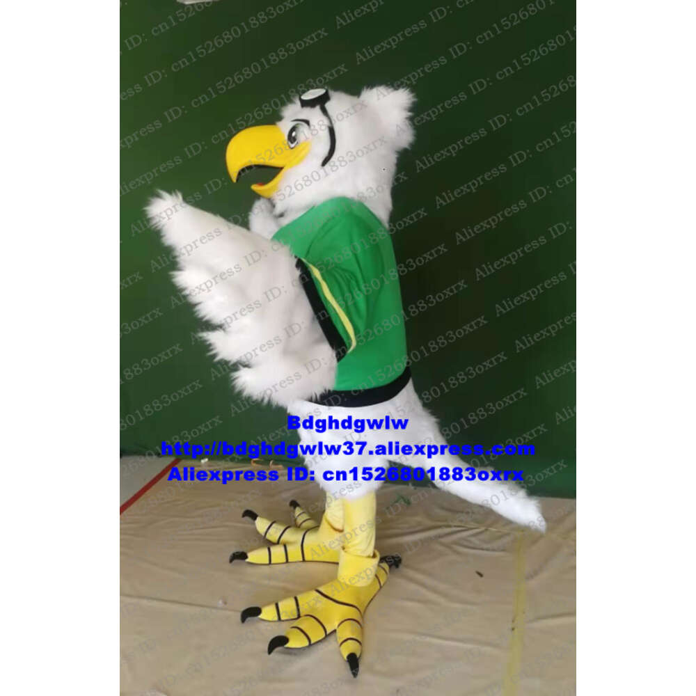 Mascot kostymer White Eagle Hawk Tercel Tiercel Falcon Vulture Mascot Costume Adult Cartoon Character Supermarket PROMOTION PUNKTER ZX2933