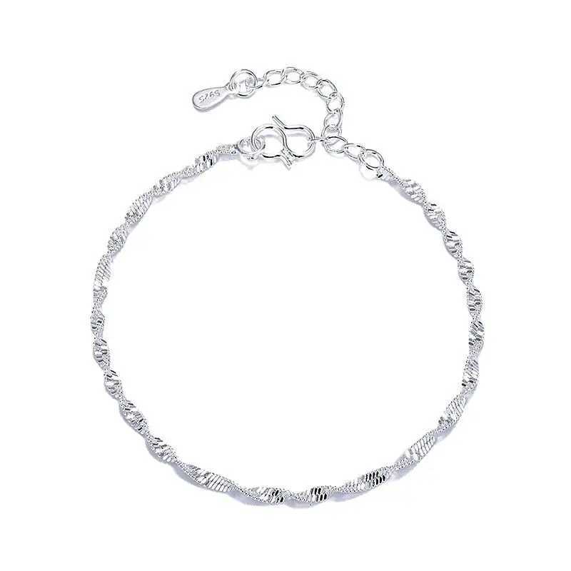 Bracelet Bracelets pour femme Chaîne de perles simples Bracelet multicouche Bijoux Chaîne à maillons fins Femmes Chaîne en acier inoxydable 316L JewelryL2403