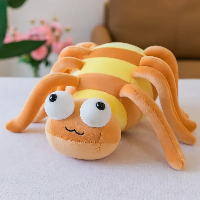 Gros mignon araignée jouets en peluche jeux pour enfants camarades de jeu cadeaux de vacances décoration de chambre prix de machine à griffes enfant anniversaire cadeaux de Noël cadeau de nouvel an