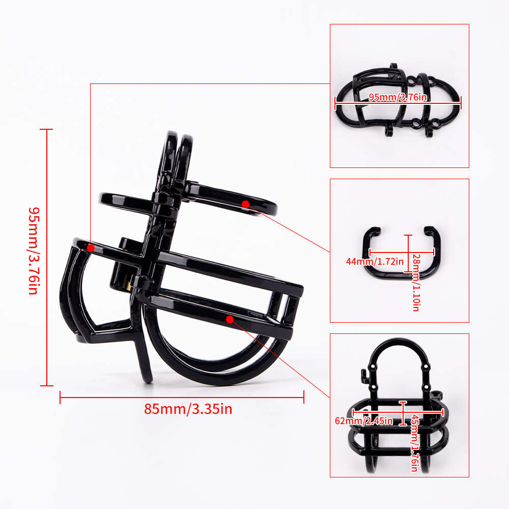 Adjustable Balls Lightweight Male Chastity Belt Ring Lock Cage Trainer Adults Sex Toys for Man