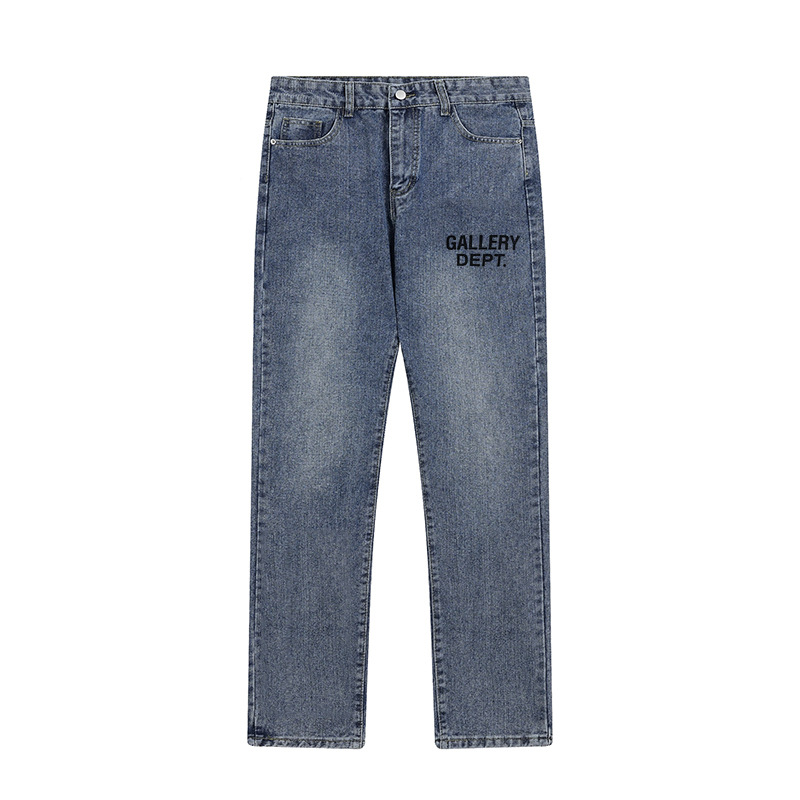 Jeans pour hommes de créateur Lettre Logo Imprimer High Street Vintage Hommes et femmes Lavés Jeans lâches en détresse