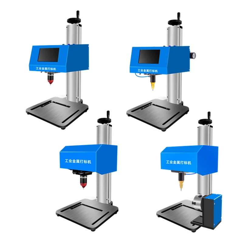 Machine de marquage électrique pneumatique portative de bureau, écran tactile 170x110mm pour numéro de cylindre, cadre, traceur de numéro de châssis
