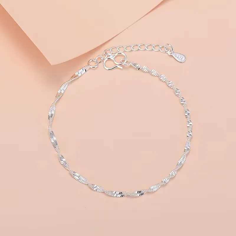 Bracelet Bracelets pour femme Chaîne de perles simples Bracelet multicouche Bijoux Chaîne à maillons fins Femmes Chaîne en acier inoxydable 316L JewelryL2403