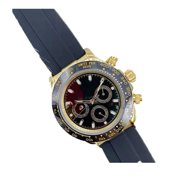 Watchsc - Orologio automatico da uomo da 41 mm con scatola in acciaio inossidabile quadrante multiplo impermeabile luminoso classico generoso cinturino in caucciù regolabile