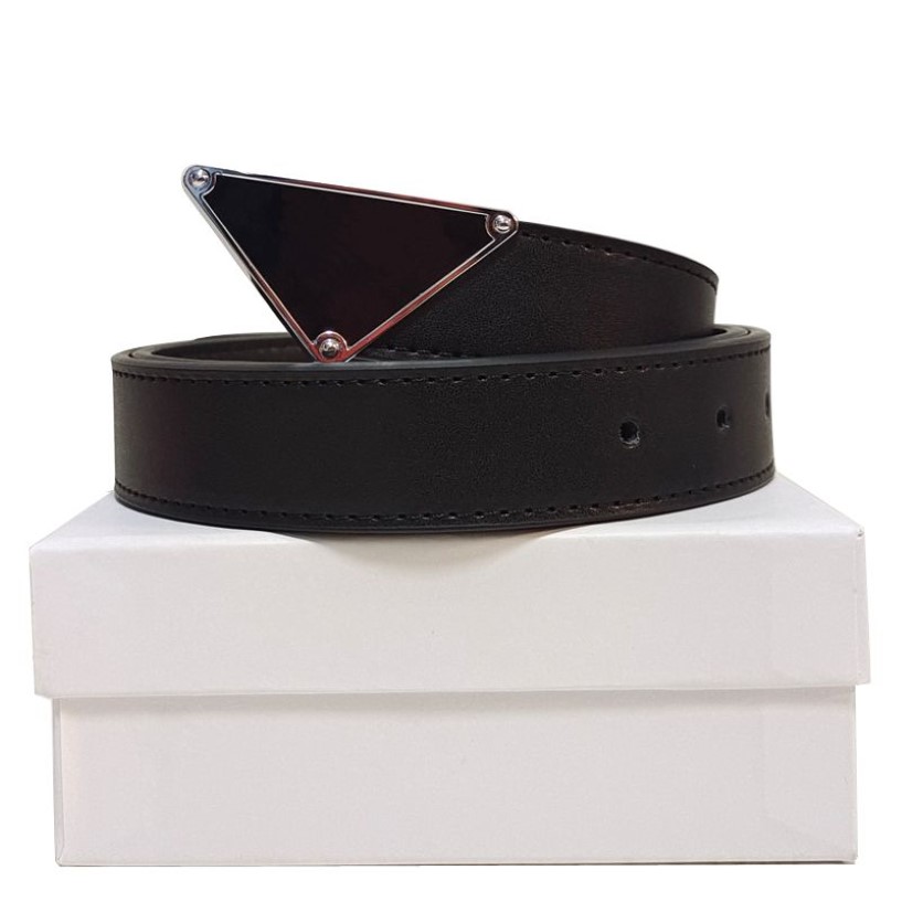 Designer Belt Luxury Women Belts Fashion Classical BiG Smooth Buckle Real Leather Strap 3 0cm Width With Box Black White Red Yello200L