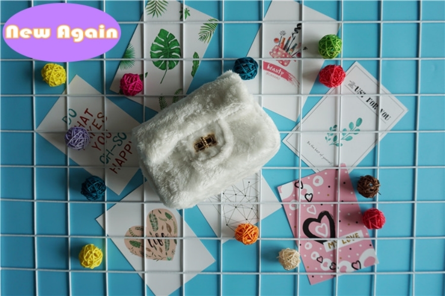 Borse a tracolla speciali personalizzate Borse a tracolla mini bambini Borsa a tracolla lanuginosa ragazze Portafogli piccoli in pelliccia bambini 200 pezzi ARYB021