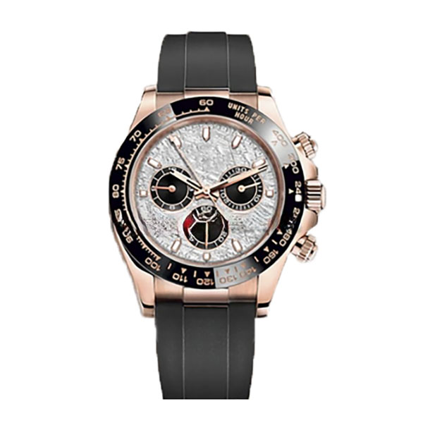 Watchsc - Orologio automatico da uomo da 41 mm con scatola in acciaio inossidabile quadrante multiplo impermeabile luminoso classico generoso cinturino in caucciù regolabile