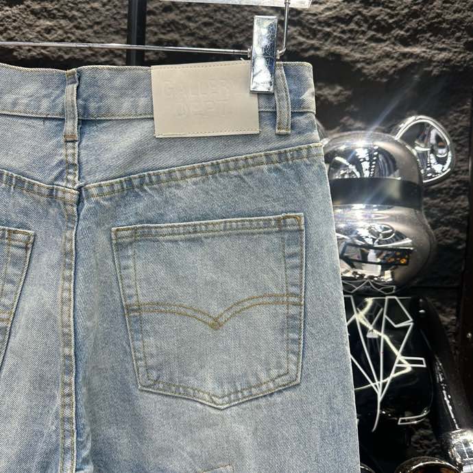 dp2353 DEPT.Hoge kwaliteit herenjeans Distressed Motorcycle biker jean Rock Skinny Slim Gescheurde gatstreep Modieuze slangenborduurwerk Denim broek