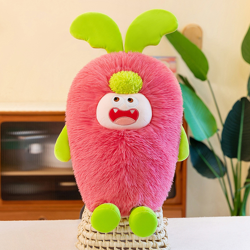 2024 all'ingrosso all'ingrosso Cute Anime peluche ripiene cuscino carota mostro bambola cuscino decorazione della casa 4 stile 70 cm A88