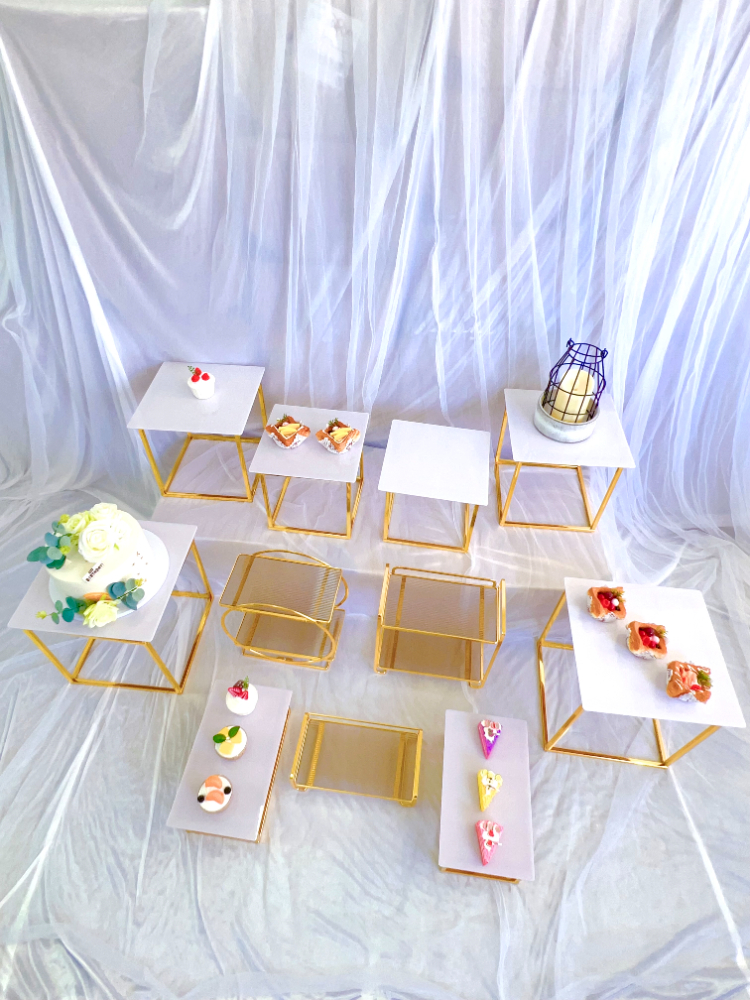 Wedding Decoration Buffet Dessert Holder Snack Food Drinks Rack Birthday Party Cupcake Stand Kid Candy Table Centerpieces Decoration