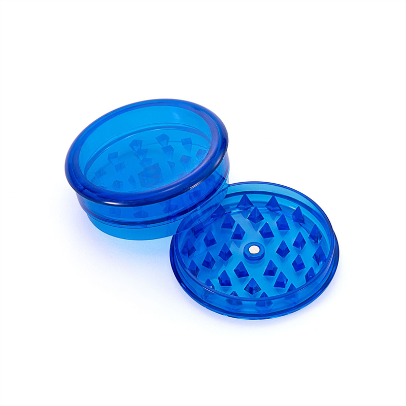 Smoking Accessories 3 Parts 60mm Plastic Herb Crusher Grinders Tobacco Grinder for Smoker