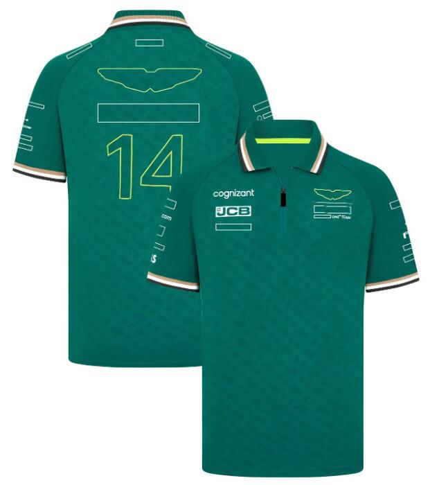 2024 NOWOŚĆ T-shirt z krótkim rękawem F1 Racing Spring and Autumn Team Jersey z dostosowanym