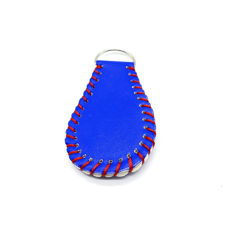 Porte-clés en cuir PU perlé de Baseball, pendentif de sac, décoration de poignet, porte-clés