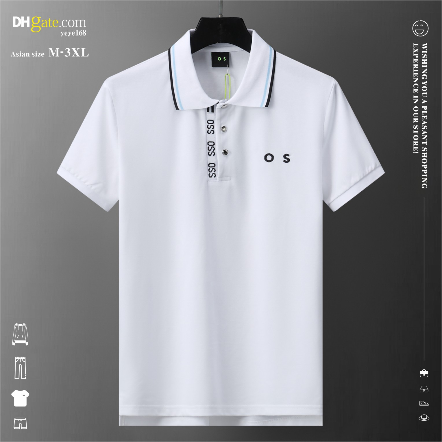 Men s Polos Summer Short Sleeve Polo Shirts Men Brand Cotton Business Casual Soild Tops Embroidery Black Clothing M-3XL