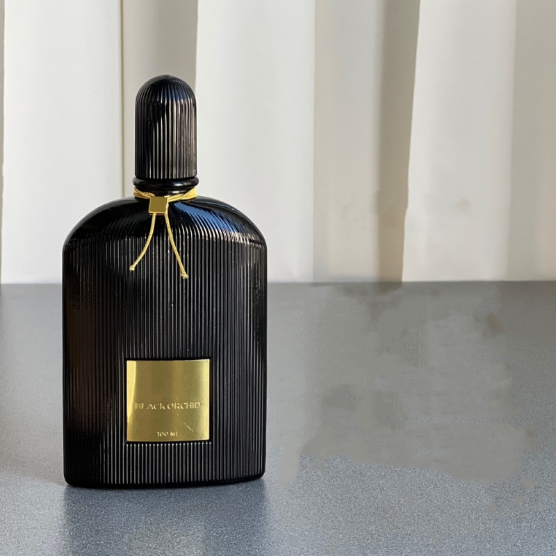 Kampanj svart orkidé parfym 100 ml för kvinnor atomizer flask glas mode sexig dam klon parfum långvarig blommor frukt lavendel doft parfymer