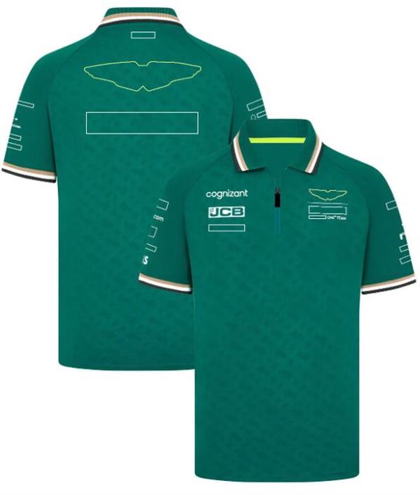 2024 Nieuw F1-raceshirt met korte mouwen en lente- en herfstteamtrui met op maat gemaakte