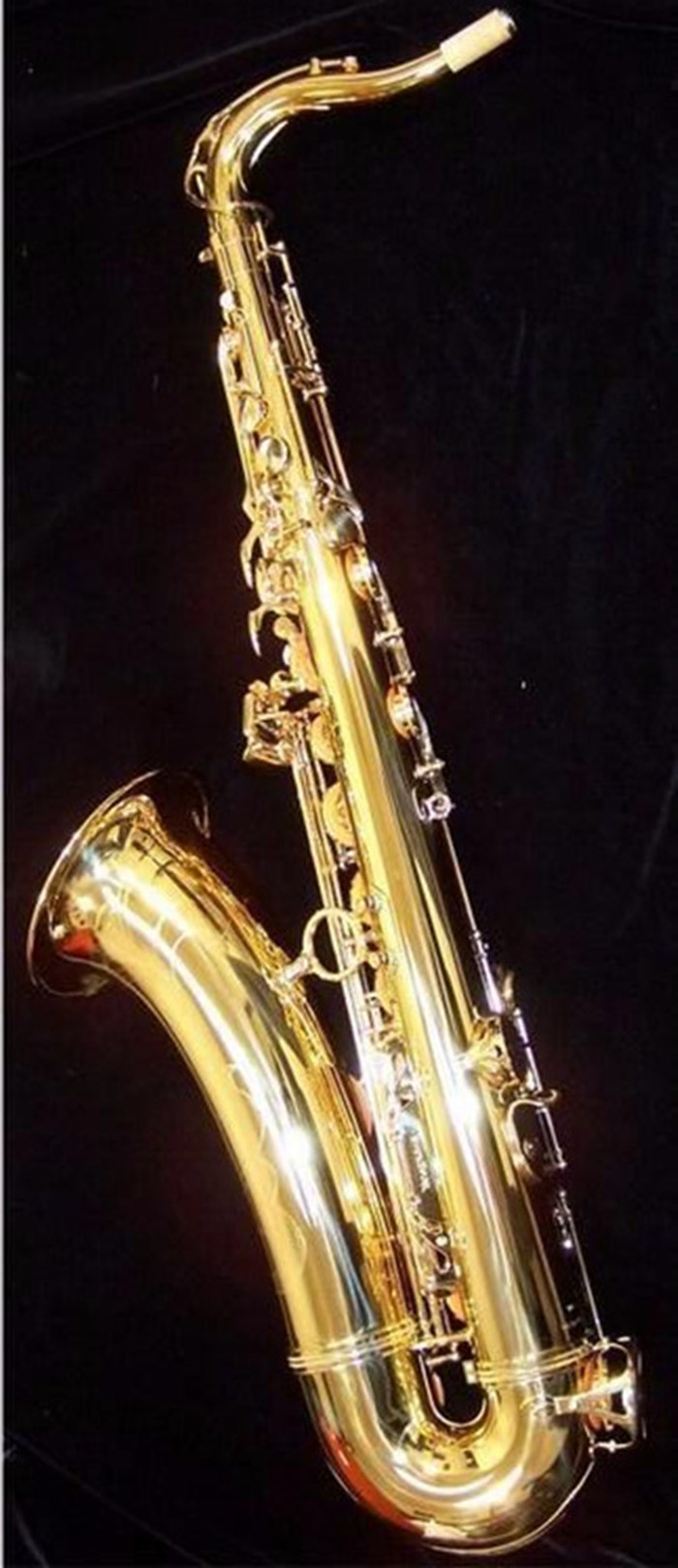 Japão T-902 Bb Tenor Saxofone de alta qualidade latão banhado a ouro B instrumento musical plano com estojo, bocal