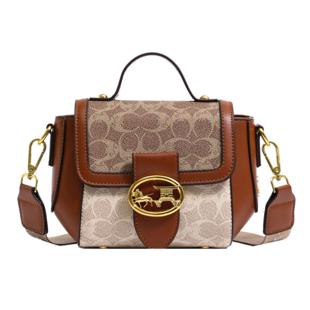 Stilvolle Handtaschen von Top-Designern, modische Kontrastfarbe, kleine runde Tasche unter den Armen, neues Temperament, vielseitige Damen-Umhängetasche
