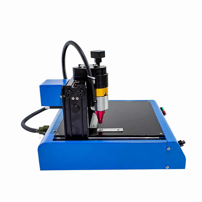 Placa de identificación de Metal inteligente portátil, máquina de marcado de codificación CNC de acero inoxidable, 220V, 400W, para placa de identificación de Metal, 300x200, 200x150mm