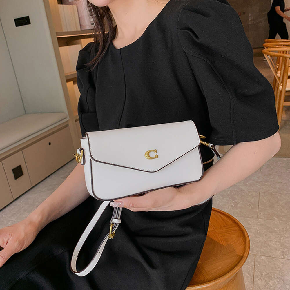 Stylish Handbags From Top Designers New Coated Old Flower Combination Leather Single Shoulder Crossbody Bag Three in One Envelope Flipped Small Square for Women