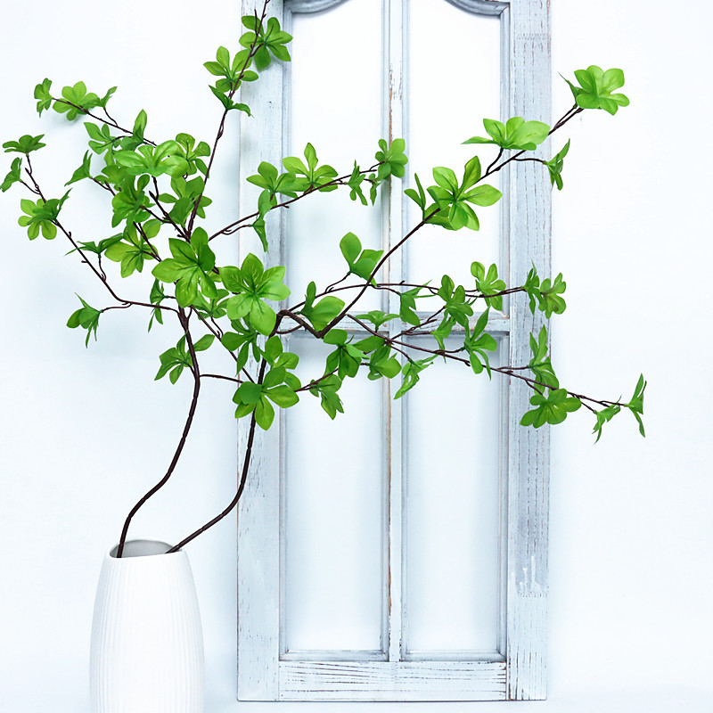 Sztuczny roślina sztuczna zielona roślina liść z zieloną rośliną w pomieszczeniach dekoracyjne sztuczne kwiaty
