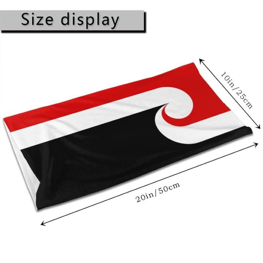 Maori etnische vlag sjaal nek gezichtsmasker Unisex mode buismasker bivakmuts bandana multifunctionele hoofdband buiten wandelen1226J