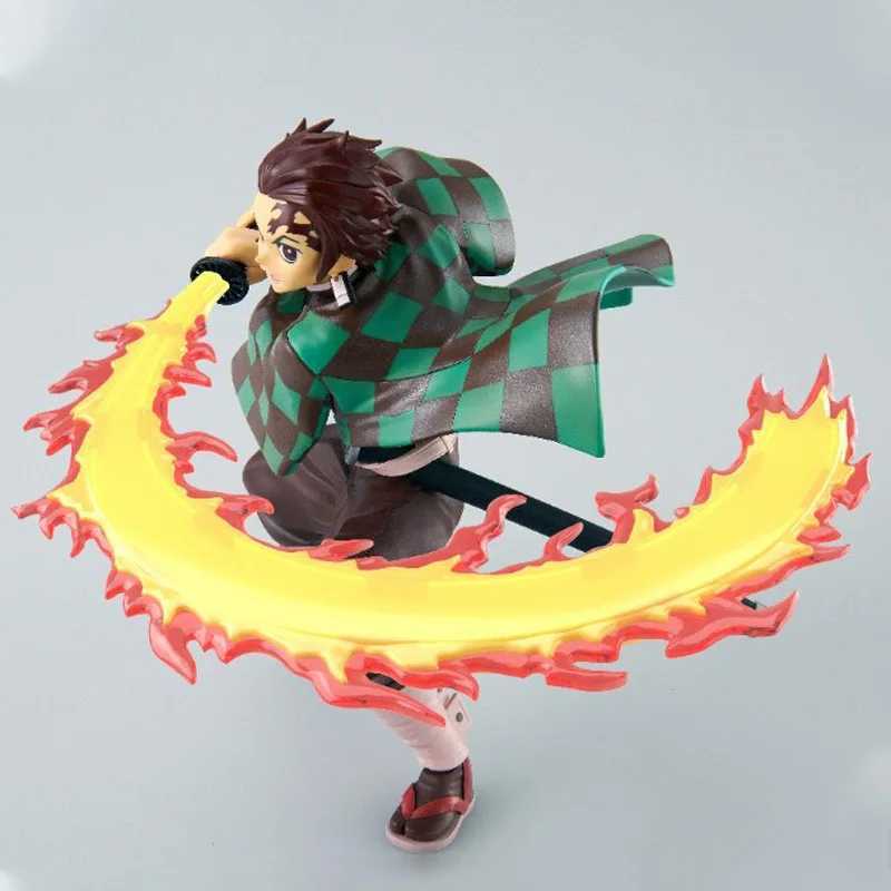 Action Toy Figures Hot Demon Slayer Anime Figure Tanjirou Agatsuma Zenitsu Kyoujurou Anime Model Action Figur PVC Collection Toy for Kids Gift