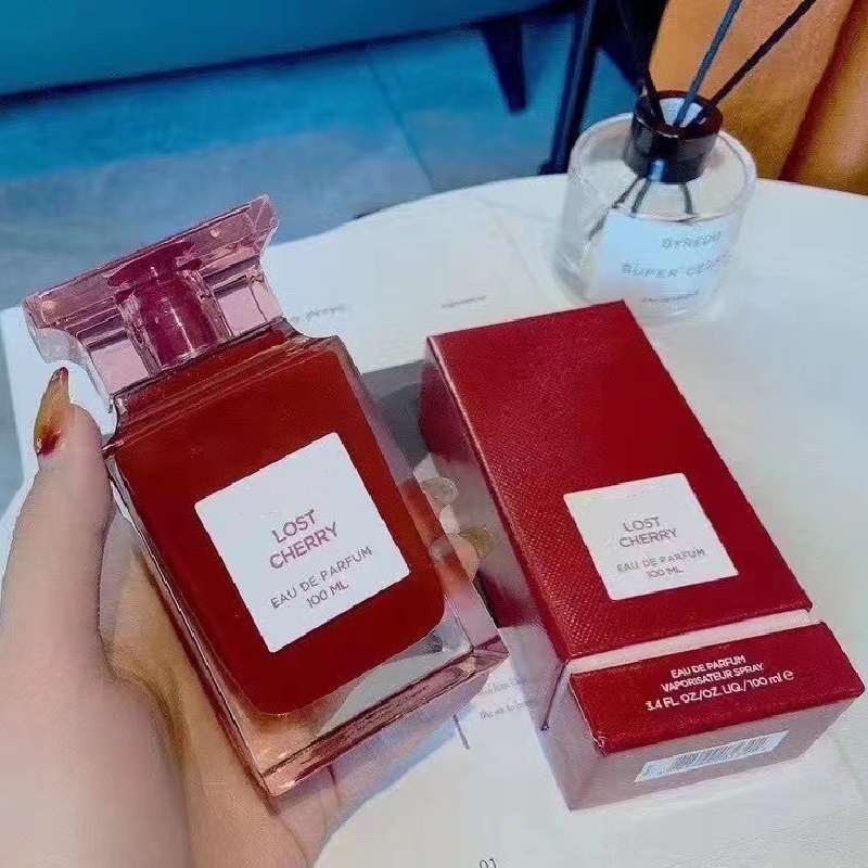 Profumo di design di lusso 100 ml perso rosso 3,3 fl.oz buon odore da molto tempo lasciando spray il corpo unisex nave veloce di alta qualità