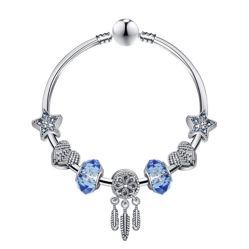 Charms fit voor Armbanden Blauwe Ster Kralen Dream Catcher Dangle Hanger Bangle liefde Kraal Diy Bruiloft Sieraden Accessoires270B