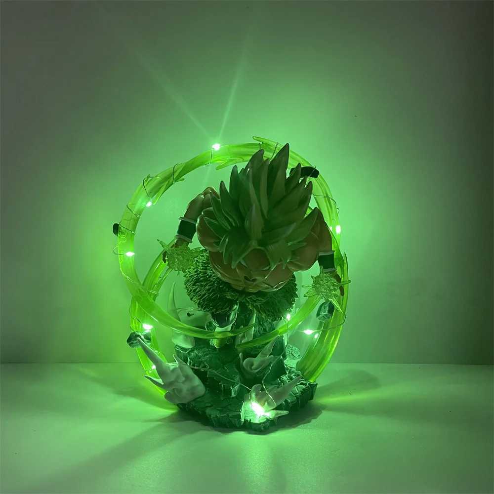 Figurines d'action 16 cm Z Broli Anime figurines visuelles Led Broly PVC jouets pour enfants collectionneur Super Saiyan DBZ cadeaux d'anniversaire