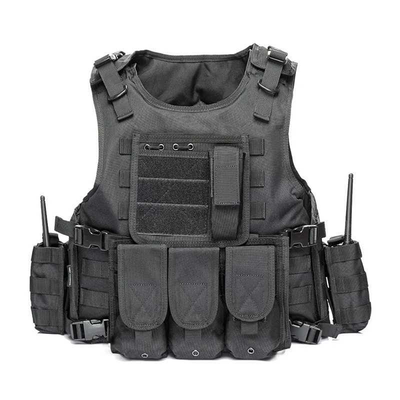 Gilet tattici Gilet tattico con fibbia Magazzino militare a bordo Airsoft Paintball Gilet protettivo leggero da caccia esterno 240315