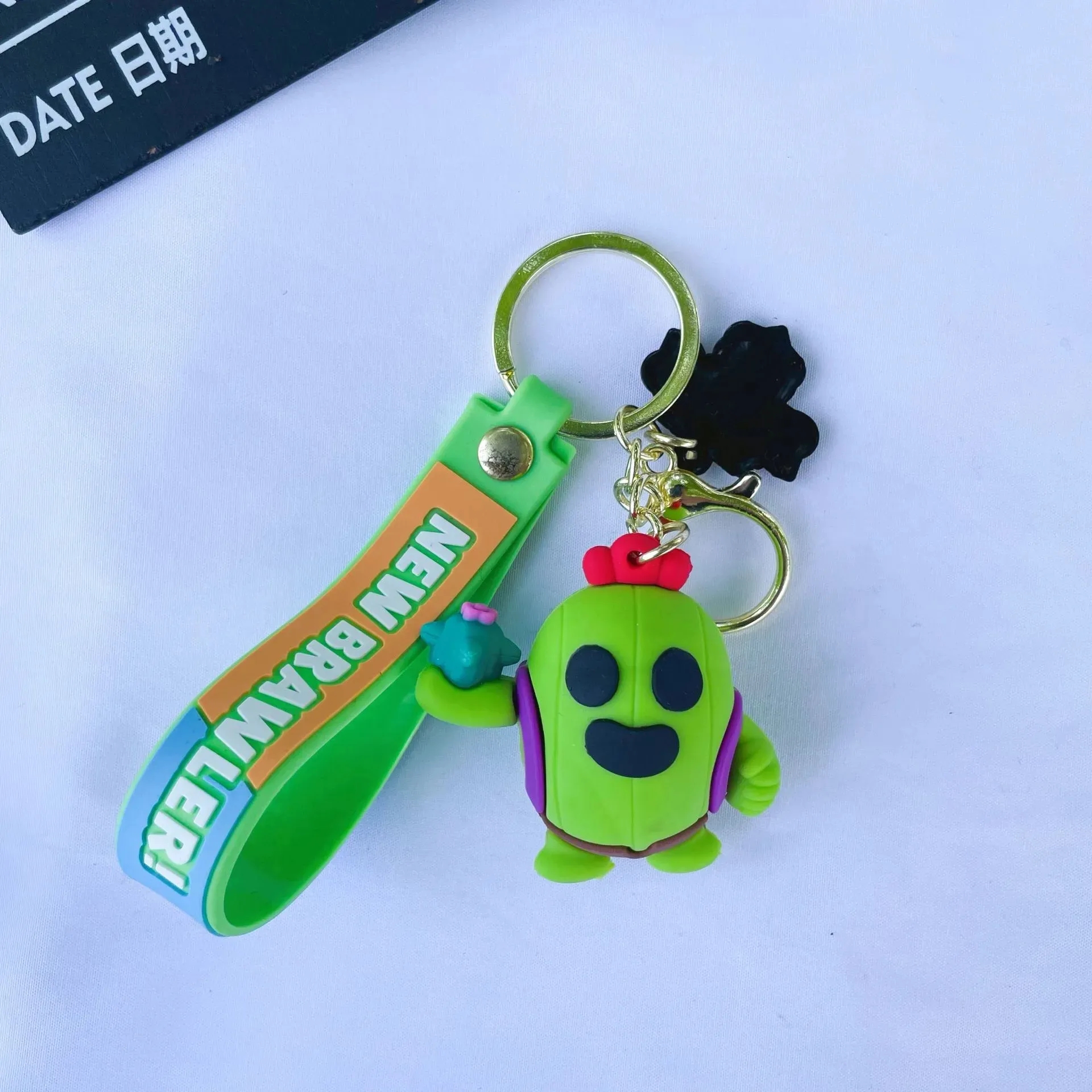 New Wilderness Battle Story Cartoon Keychain Cute Creative Keychains Doll Pendant Decoration Toy 2024