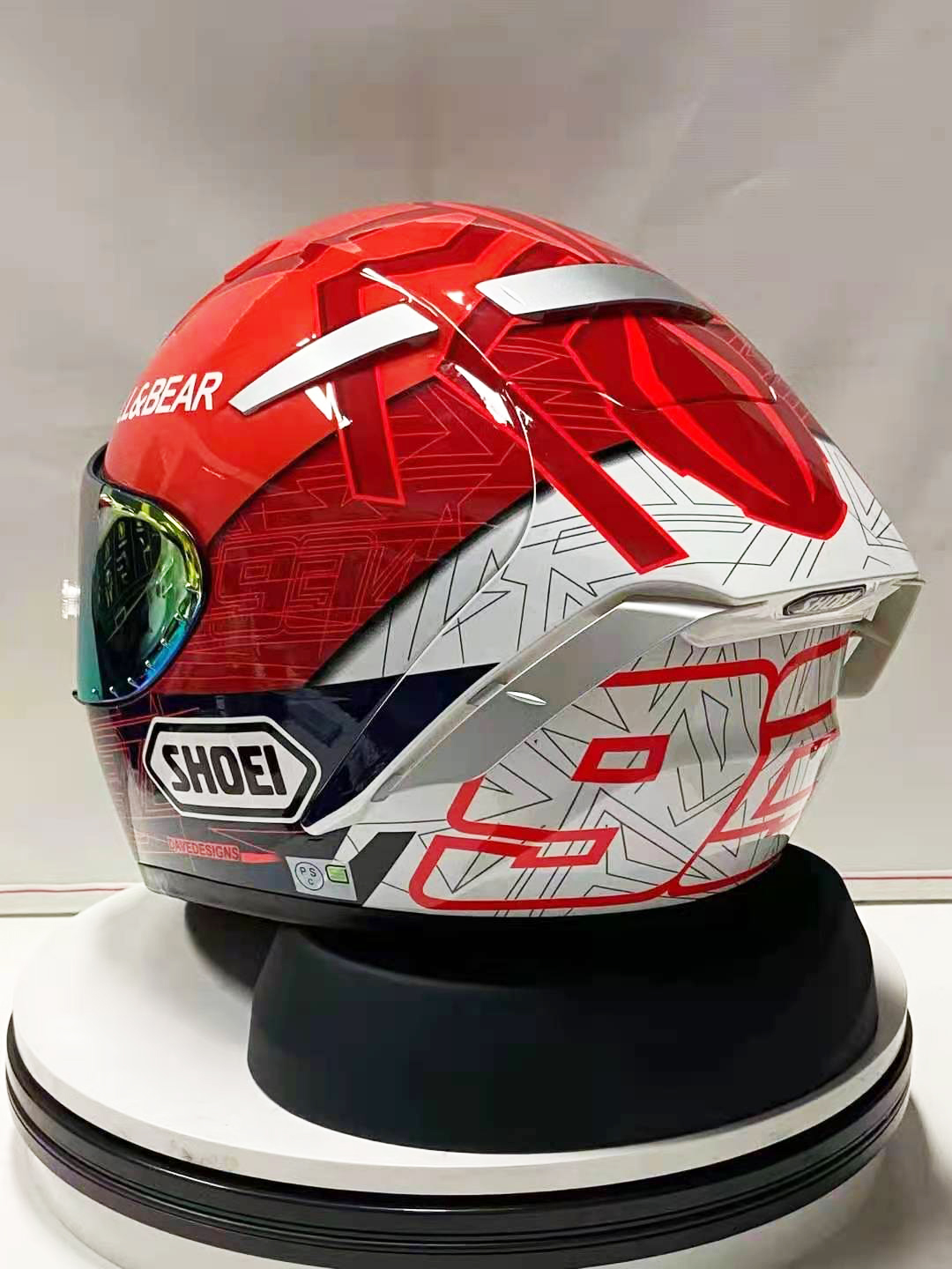 Volledig gezicht shoei X14 X-Fourteen MM93 Marc Marquez 6 rode ant generatie 2 Motorhelm anti-condens vizier Man rijden auto motorcross race motorhelm