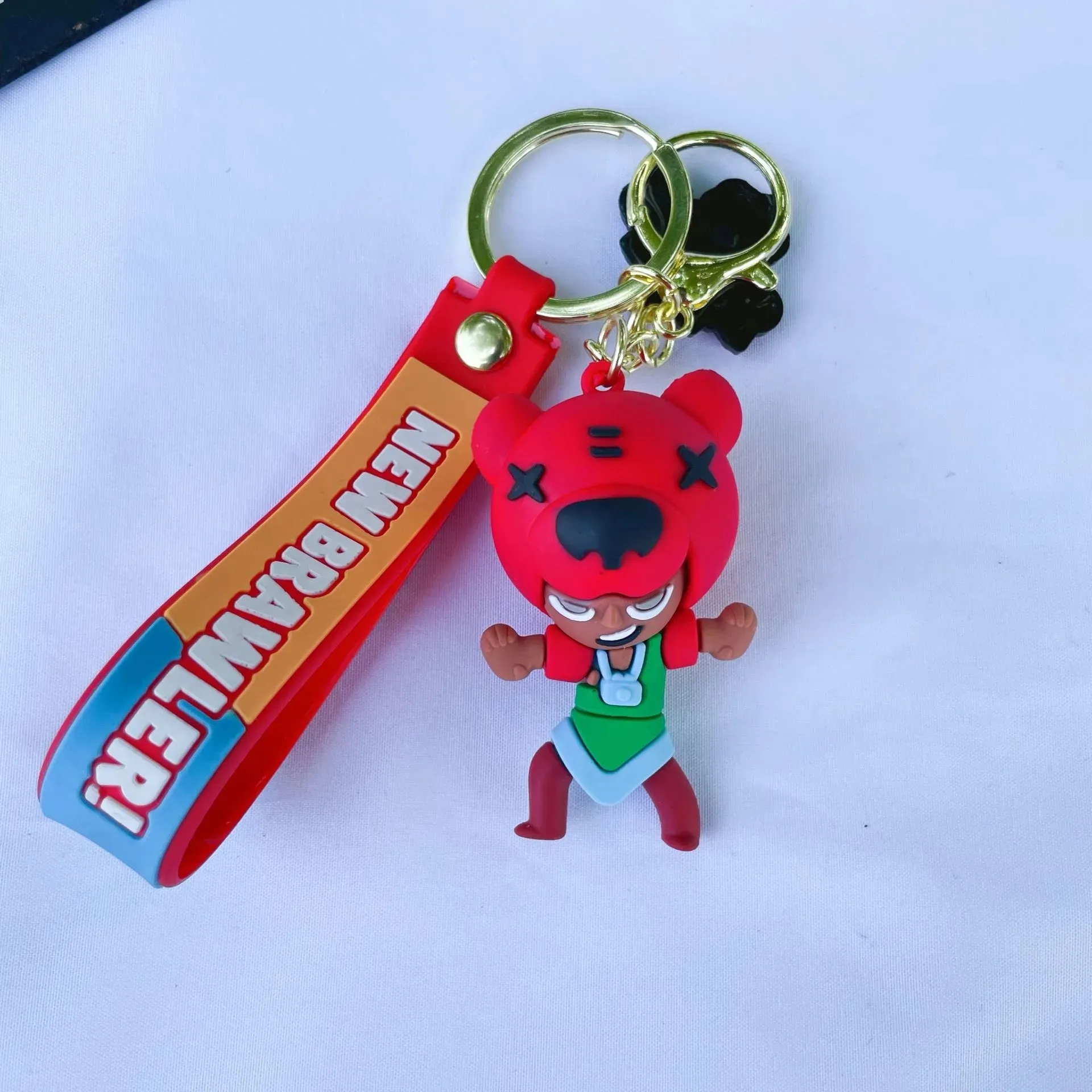 New Wilderness Battle Story Cartoon Keychain Cute Creative Keychains Doll Pendant Decoration Toy 2024