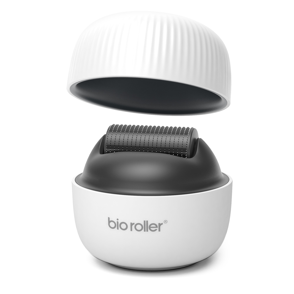 Bio G4 Derma Roller Microneedle 1200pin pour la croissance des cheveux de la barbe Anti-acné cicatrices élimination des rides réparation de la peau