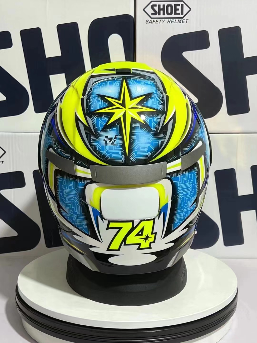 Full Face Shoei X14 X-Fourteen Yellow Daijiro دراجة نارية خوذة مضادة للطفر مان Riding Car Motocross Racing خوذة دراجة نارية