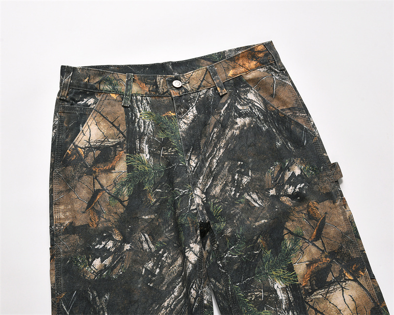 Pantalons de travail de Camouflage pour hommes et femmes, pantalons longs décontractés à imprimé complet de rue